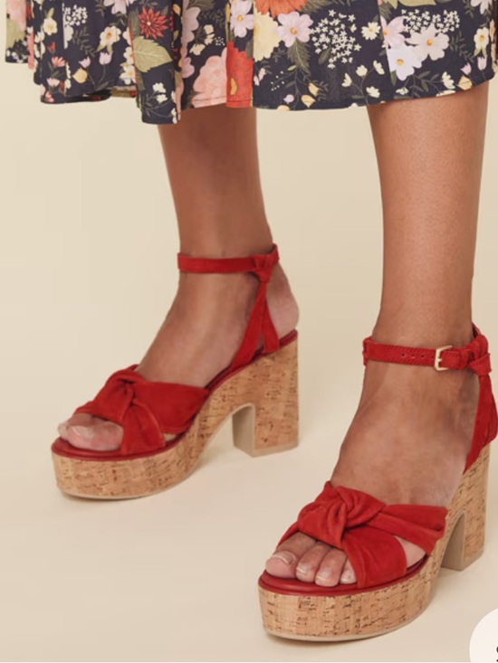 Spell Shoes - SPELL CHA CHA PLATFORM SANDALS in red 37
